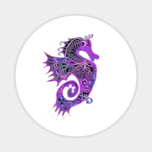 Purple Seahorse Play Magnet